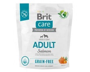 Корм сухий Brit Care Grain-free Adult для собак малих і середніх порід лосось, 1 кг 66435861 фото