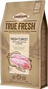 Корм сухий Carnilove True Fresh Turkey for Adult dogs для дорослих собак усіх порід з індичкою, 4 кг 88875820 фото
