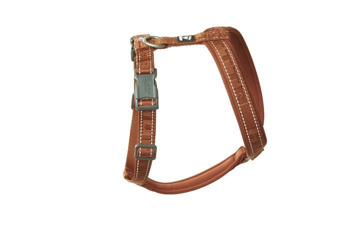 Анатомічна шлейка для собак Hurtta Casual Y-harness 80-90 Коричневий 854713 фото