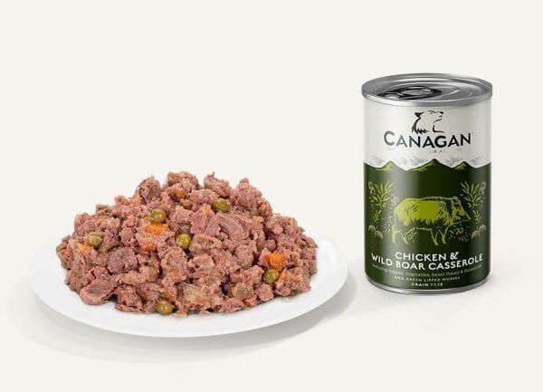 Вологий корм повнораціонний для собак Chicken & Wild Boar &laquo;Курка та дикий кабан&raquo; 400г, Canagan 126955 фото
