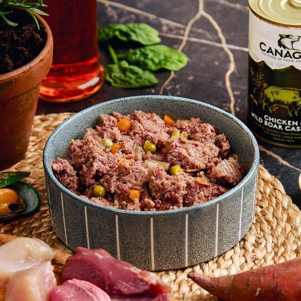 Вологий корм повнораціонний для собак Chicken & Wild Boar &laquo;Курка та дикий кабан&raquo; 400г, Canagan 126955 фото