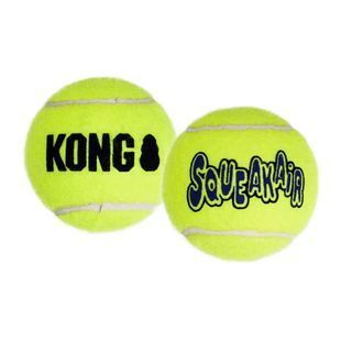 KONG Іграшка для собак SqueakAir Balls -Тенісні М'ячі з писк,L,, 2 шт 843312 фото