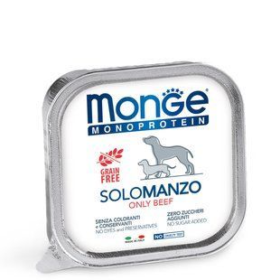 Вологий корм Monge Dog Wet SOLO 100% яловичина, 150г 1005459 фото