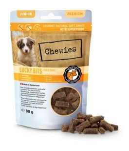 Натуральні ласощі з Яловичини та Курки Chewies Lucky Bits для цуценят, 80 г 1493965 фото