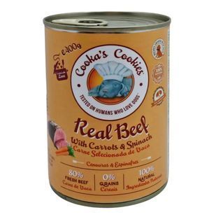 Натуральний вологий корм для собак Cooka's Cookies 80% Яловичина з овочами, 400 г 485226 фото