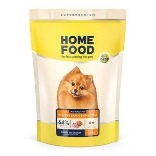 Корм DOG ADULT MINI Home Food Здорова шкіра та блиск шерсті &laquo;Індичка та лосось&raquo; 1,6 кг 5624268 фото