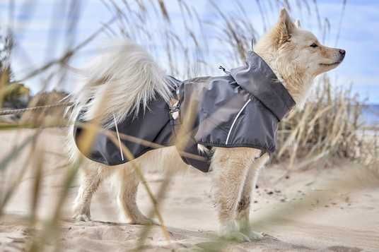 Дощовик для собак Hurtta Mudventure Coat ECO 65 Сірий 36244724 фото