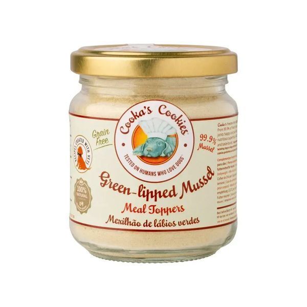 Гіпоалергенний натуральний топпер для собак Cooka`s Cookies 100% Мідії, 95 г 715275228 фото