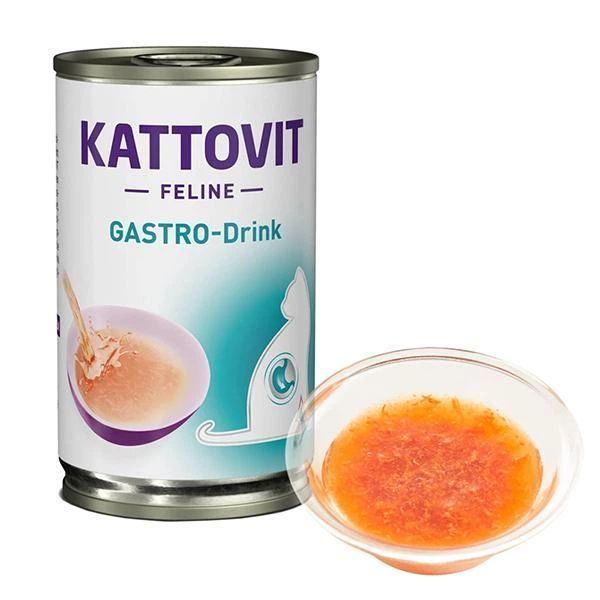 Напій для котів із захворюваннями ШКТ, Kattovit Veterinary Gastro Drink, з куркою, 135 г 0186910 фото