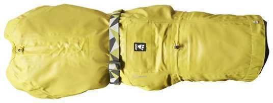Рефлекторний дощовик для собак Hurtta Mudventure Reflective Coat 50 Жовтий 314726 фото