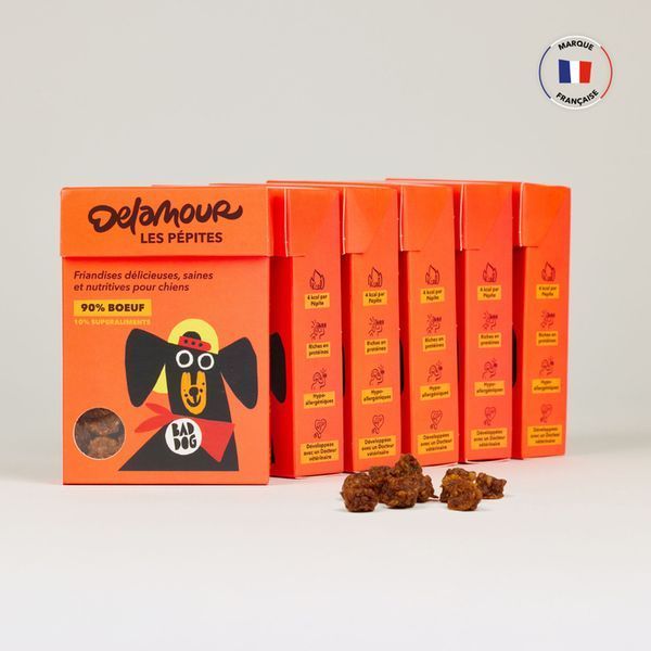 Смаколики для собак Нагетси з Яловичиною Les P&eacute;pites Delamour Paris 96533819 фото