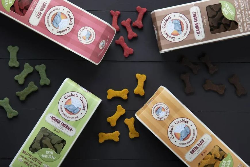 Натуральні сушені ковбаски для собак Cooka's Cookies Salamis 100% Яловичина, 80 г 713369 фото