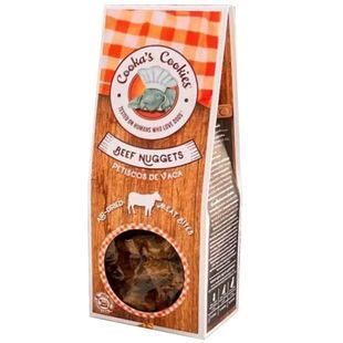 Натуральні сушені ласощі для собак Cooka`s Cookies 100% Яловичина, 60 г 883370 фото