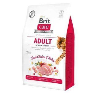 Корм сухий Brit Care GF Activity Support для активних котів курка та індичка, 400г 065465813 фото