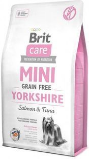 Корм сухий Brit Care Mini GF Yorkshire для йорків лосось і тунець, 2 кг 38065738 фото