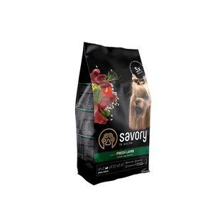 Корм сухий Savory Small Breeds rich in Fresh Lamb для дорослих вибагливих собак малих порід, 3 кг 250424225 фото