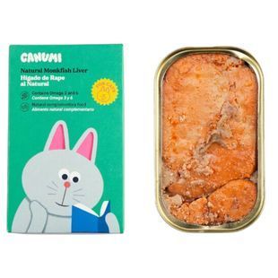 Вологий корм для котиків з натуральної Печінки Морського Чорту Canumi 567435690 фото