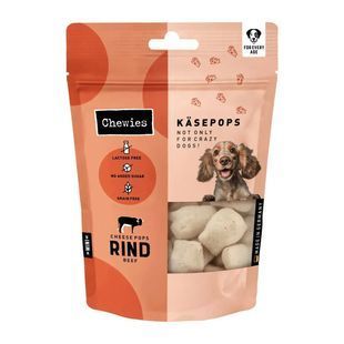 Сирні хрусткі сушені кубики для собак Chewies KasePops Яловичина , 35 г 627896983 фото