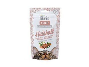Ласощі Brit Care Functional Snack Hairball для котів напіввологі для виведення шерсті, 50 г 201005747 фото