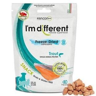 Ласощі для песиків та котиків з сублімованої форелі 40г, I'm Different 216465 фото