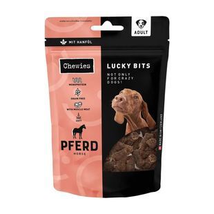 Натуральні ласощі з Конини Chewies Lucky Bits для дорослих собак, 100 г 0573983 фото