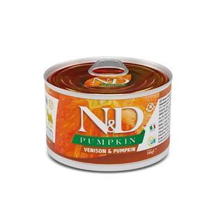 Farmina dog вологий N&D Grain Free VENISON & PUMPKIN MINI з олениною та гарбузом, 140 г 1286535 фото