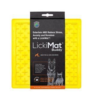 Лизальний килимок Антистрес для собак LickiMat Classic Buddy (Yellow) 956200 фото