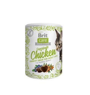Ласощі Brit Care Superfruits Snack Chicken для котів хрусткі курка, 100г 026495749 фото
