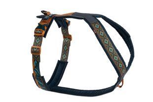 Шлейка для собак Line harness 5 RP signature edition Non-stop dogwear Бірюзовий/Дуб 5 324896 фото