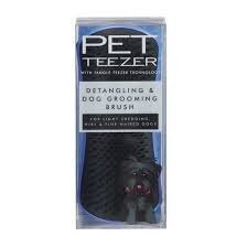Щітка для розплутування шерсті собаки Pet Teezer Detangling&Grooming Blue Grey 17224593 фото