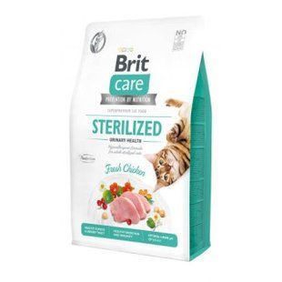 Корм сухий Brit Care GF Sterilized Urinary Health для стерилізованних котів для підтримки сечовидільної системи, 2 кг 43565804 фото