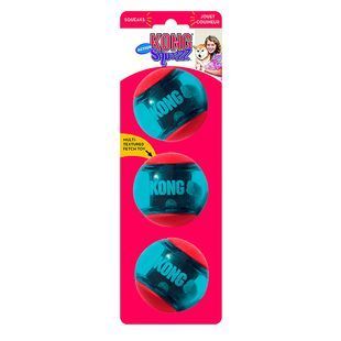 KONG Іграшка для собак Squeezz Action Ball Red, S, 3 шт 29853288 фото