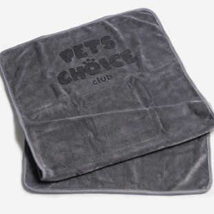 Рушник PetsChoice Club для собак з мікрофібри, колір СІРИЙ, розмір S, 100X60 cм 274695 фото