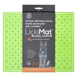 Лизальний килимок Антистрес для собак LickiMat Buddy XL (Зелений) 86436206 фото
