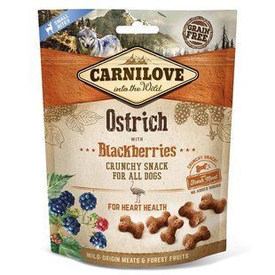 Ласощі Carnilove для собак Crunchy Snack зі страусом та ожиною, 200 г 974495757 фото