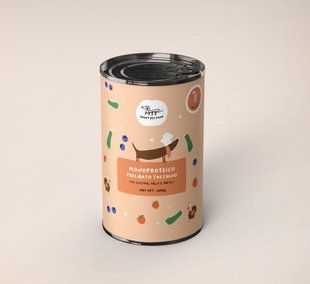 Вологий корм для собак Hygge Монопротеїн Індичка з цукіні, яблуком та чорницею, 400 г 635605 фото