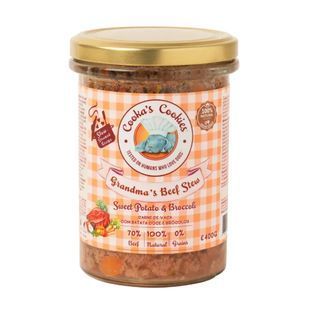 Натуральний вологий корм для собак Cooka's Cookies Grandma&rsquo;s Beef Stew Яловичина на пару, 400 г 972075252 фото