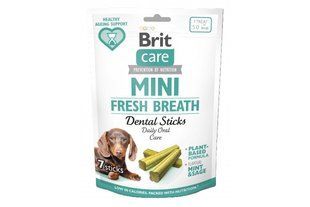 Ласощі Brit Care Mini Treats Fresh Breath для собак малих порід, для свіжого подиху й здоров&rsquo;я зубів, 7 шт / 120 г 160845909 фото