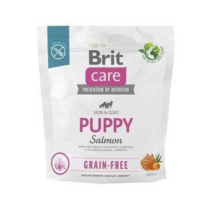 Корм сухий Brit Care Grain-free Puppy для цуценят лосось, 1 кг 380855859 фото