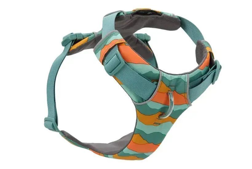 Повсякденна шлейка для собак Ruffwear Front Range M 69-81 см Бірюзово-жовто гарячий 60355153 фото