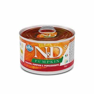 Farmina dog вологий N&D Grain Free PUMPKIN CHICKEN ADULT MINI з гарбузом, куркою, ганатом, 140 г 17755915 фото