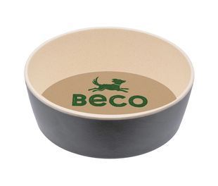 Бамбукова миска для собак Beco Pets Сірий S 05894563 фото