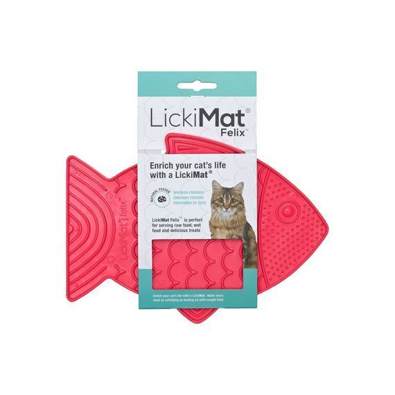 Лизальний килимок Антистрес для котів LickiMat Casper (Рожевий) 21606210 фото