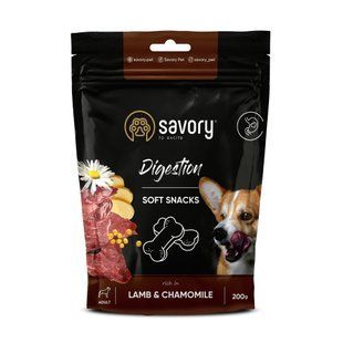 Ласощі Savory Digestion Lamb and Chamomile для собак усіх порід, 200 г 964252 фото
