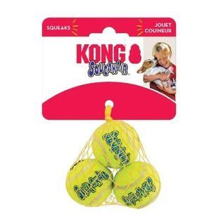 KONG Іграшка для собак SqueakAir Balls -Тенісні М'ячі з писк, XS, 3 шт 842573302 фото