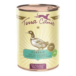 Вологий корм для собак Качка з буряком, рисом, грушею та кунжутом Classic Menu Terracanis, 400 г 979563953 фото